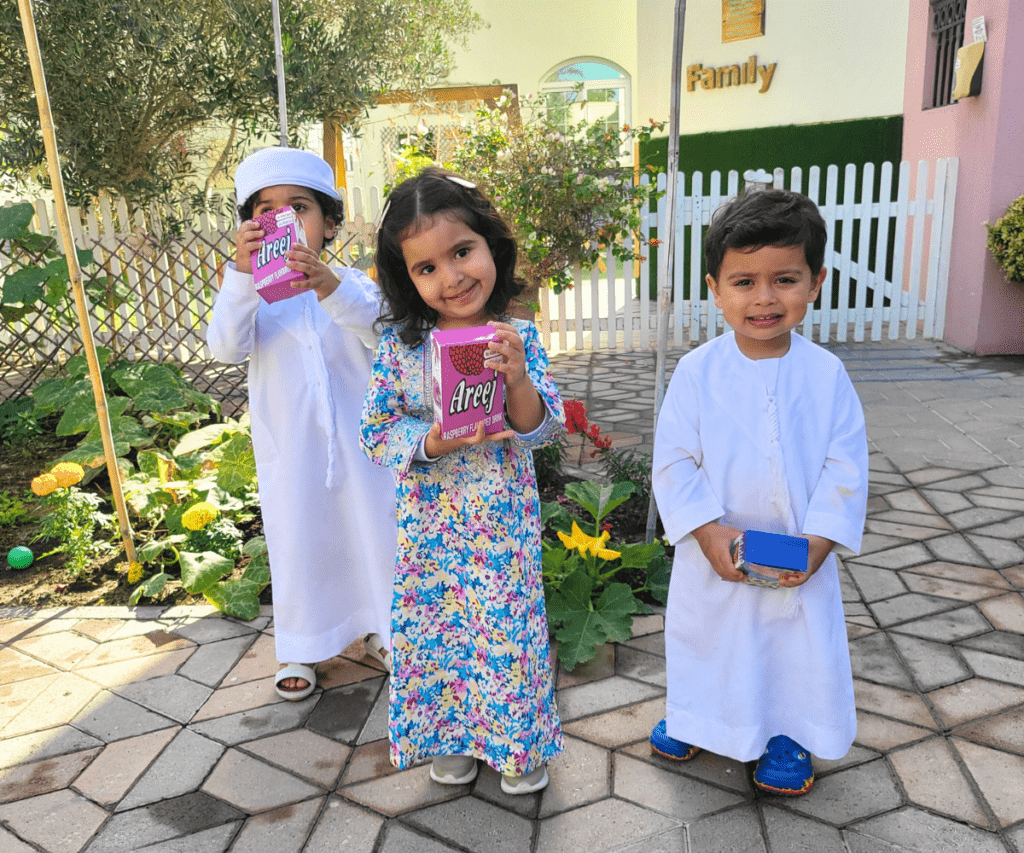 Our children stepped out to the front of the nursery with their little bags in hand, eyes wide and full of anticipation, ready to choose their own local treats.